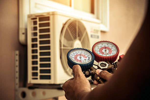 Professional Hvac Maintenance technician working in Indianola, WA